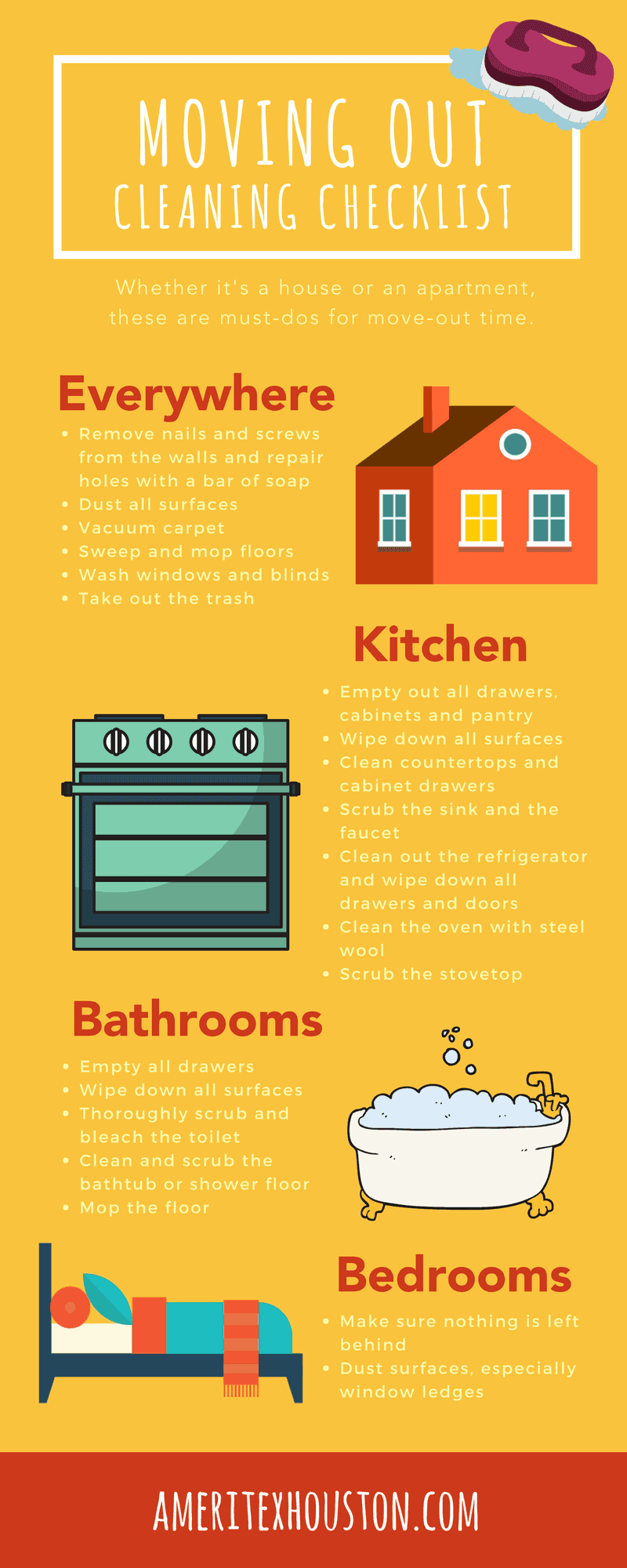 moving out cleaning hacks