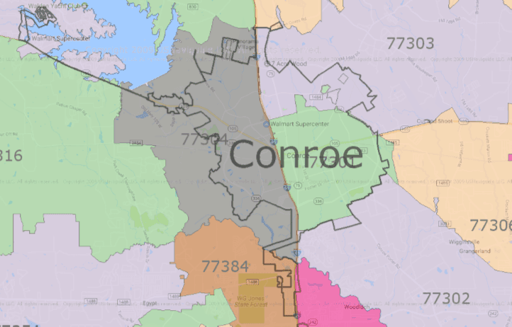 Conroe Zip