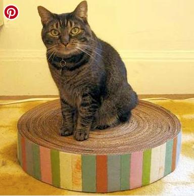 DIY Cat Scratch Post