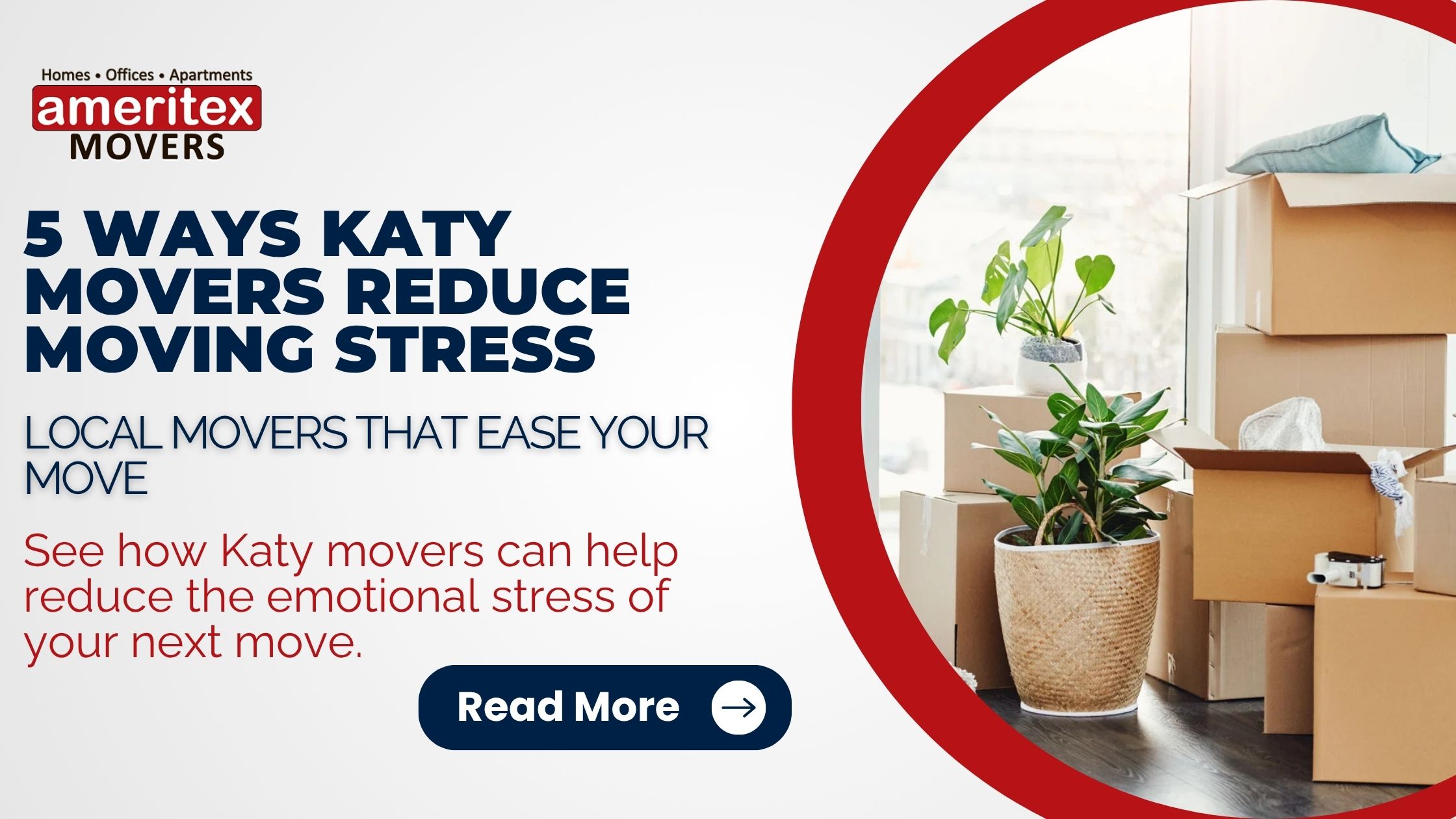 Infographic of 5 Ways Katty Movers Reducing Moving Stress